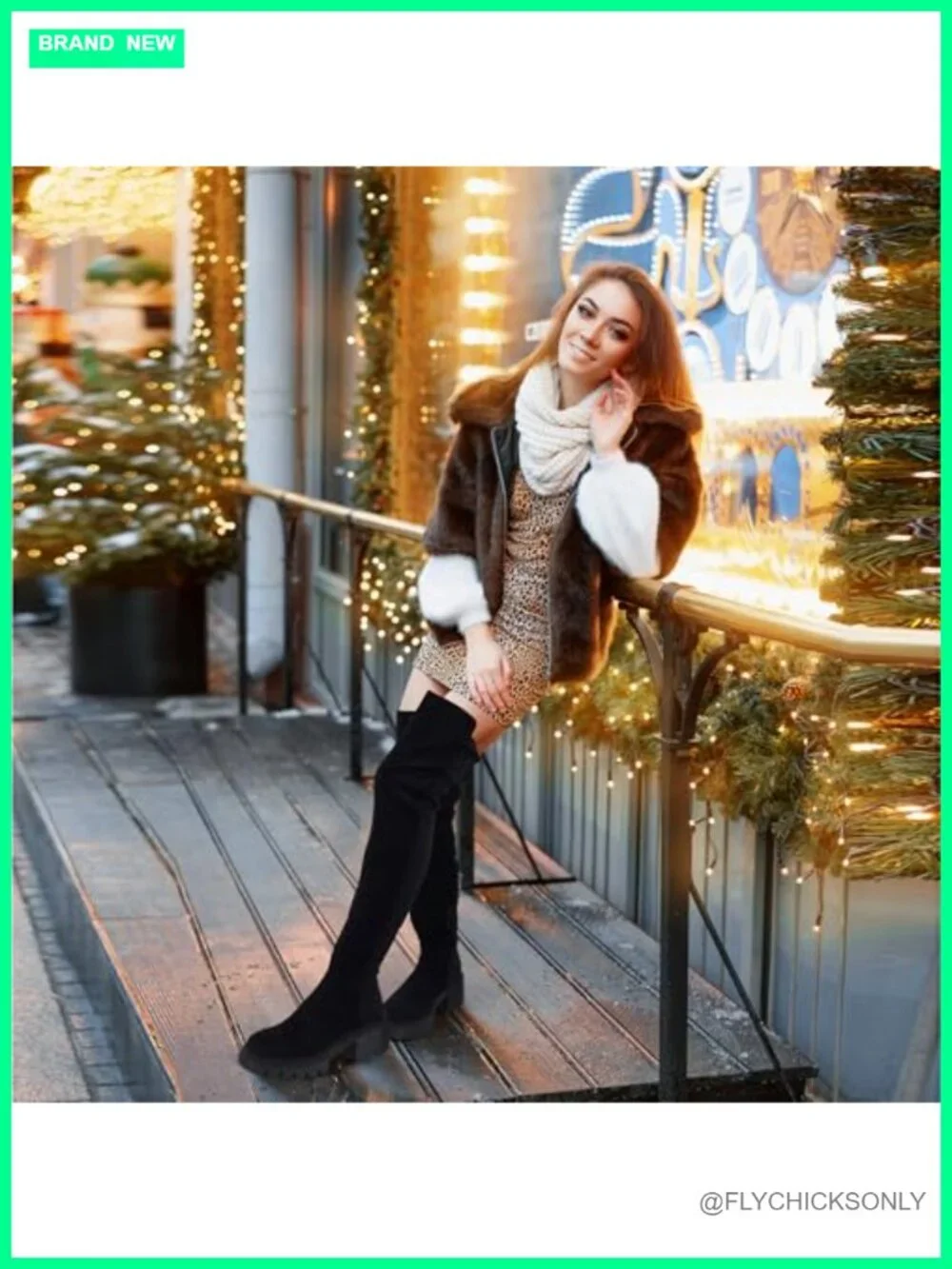 Black Suede Over the Knee Platform Chunky Heel Stretch Boots Zip